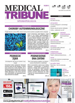 Medical Tribune Stomatologia (10/2015) 