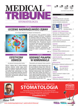 Medical Tribune - stomatologia 01/2015