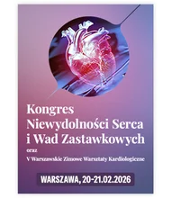 I Kongres Niewydolności Serca i Wad Zastawkowych [UDZIAŁ STACJONARNY]